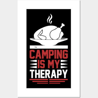 Camping Is My Therapy T Shirt For Women Men Posters and Art